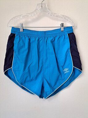 Umbro Women's Sporty Athletic Shorts Size M Blue/Black